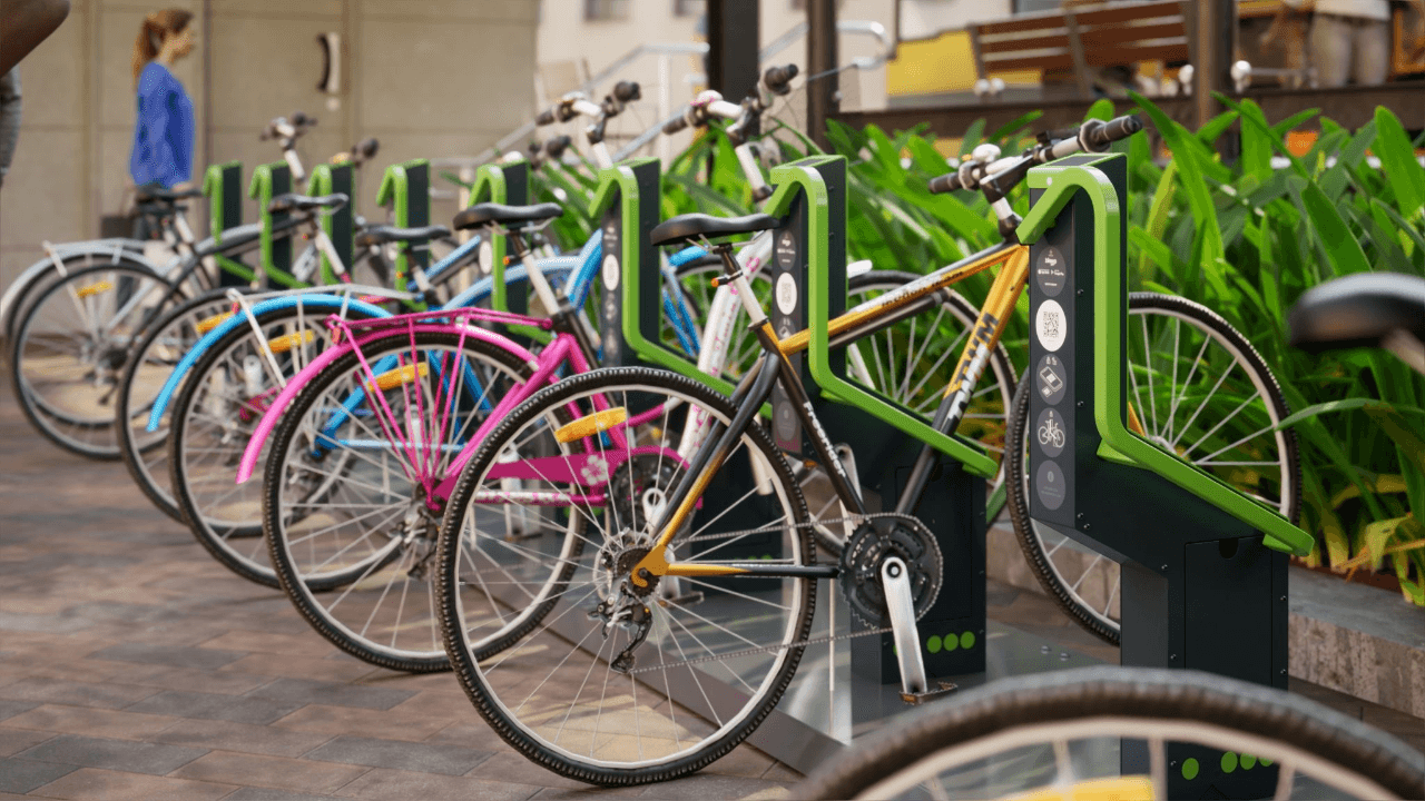Bikeep smart bike parking station